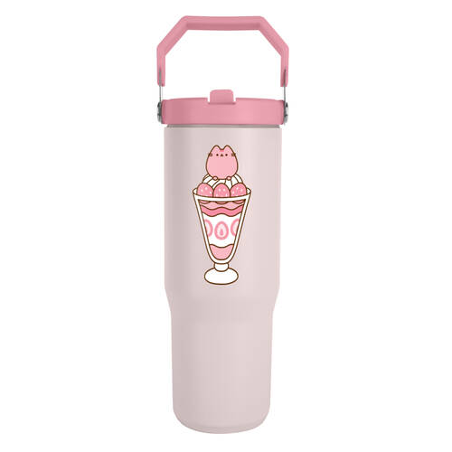Pusheen Sweets Insulated Drinking Pitcher Bottle 30oz Pink