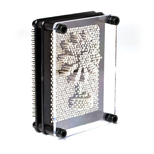 MDI Pinhead 3D Finger Pin Art Tabletop Desk Accessory Decor Rectangle 3x5in