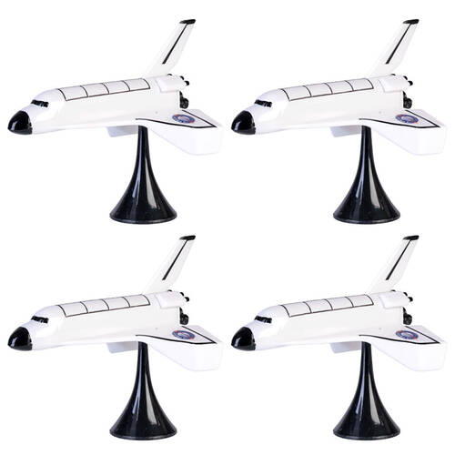4PK MDI Balance Space Shuttle Desk Accessory Decor White