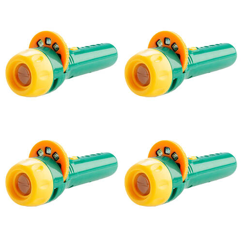 4PK Outback Mates Australiana Torch Projector Educational Kids Toy 5y+