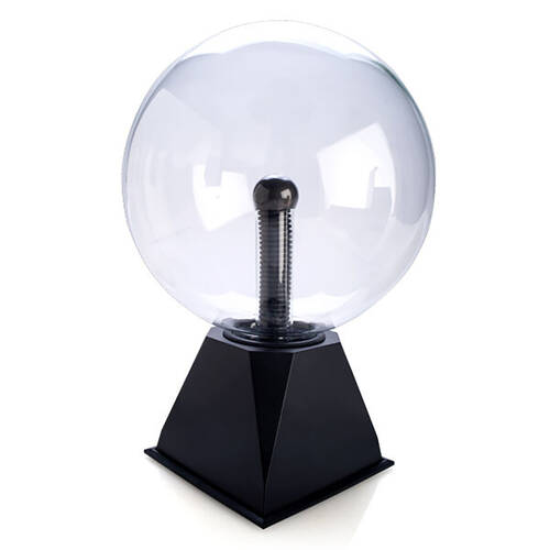 MDI Milnium Plasma Ball Touch Lamp Home/Office Desk Decor 8in Black Cover