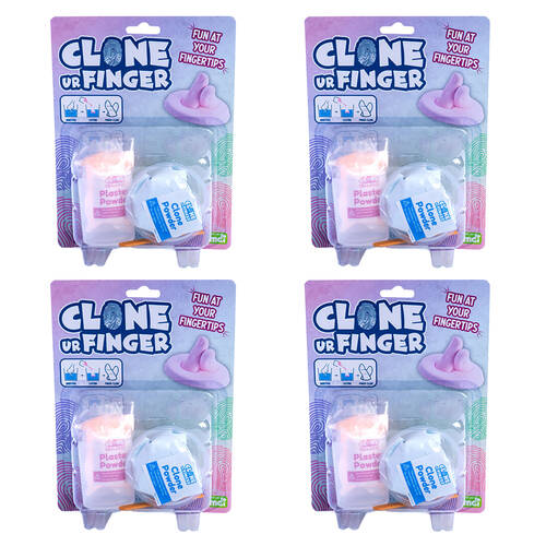 4PK MDI Clone Your Finger DIY Sculpture Kids Sensory Toy Craft Kit 8y+