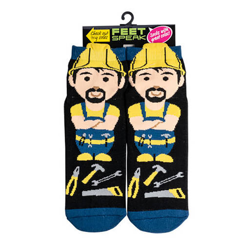 Feet Speak Tradie Women's Casual Crew Socks One-Size