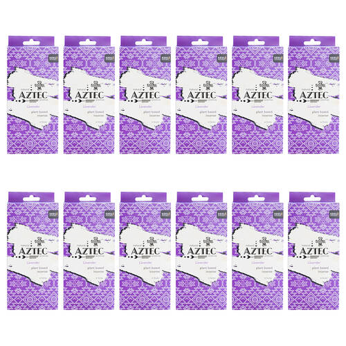 12x 6pc Wild Scents Aztec Aromas Plant Based Incense - Lavender