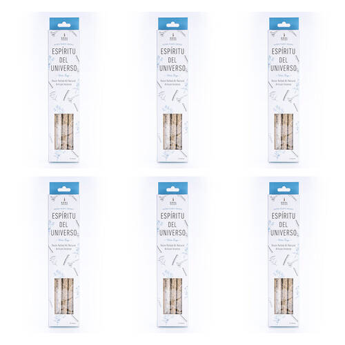 6PK Wild Scents Hand-Rolled Resin Incense Scented Sticks White Sage 23x1x1cm
