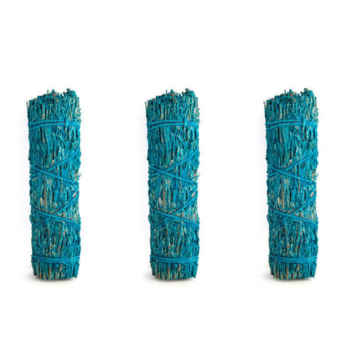 3PK Wild Scents Cleansing Hand-Bound Smudge Stick Sage Nag Champa 11x2x2cm