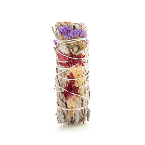 Wild Scents Hand-Bound Smudge Stick Sage & Herbs Morning Glory 11x2x2cm
