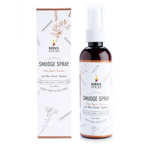 Wild Scents Smudge Sprays White Sage & Cinnamon Aroma Home Fragrance 100ml