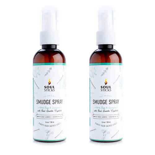 2PK Wild Scents Smudge Sprays White Sage & Eucalyptus Scent Fragrance 100ml