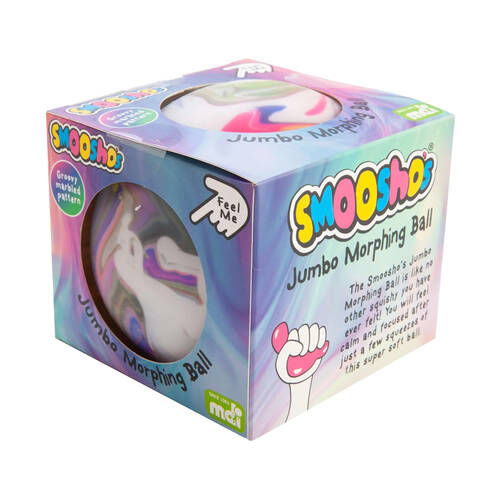 Smooshos Jumbo Ball Morphing Color Squishy Kids Toy 10cm Assorted