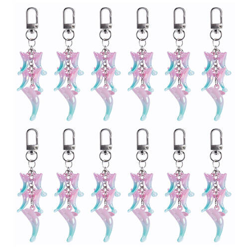 12PK Aquaworld Keychain Dolphin Ocean Animal Bag Charm 9.6x3.2cm Assorted