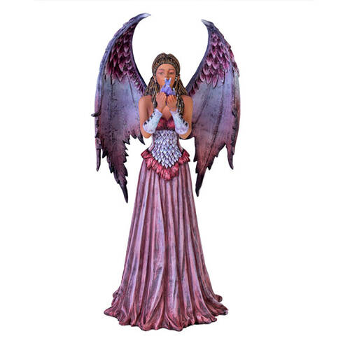 Mystical Worlds Adoration Fairy Figurine by Amy Brown 17x35cm - Purple