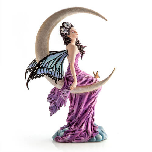 Mystical Worlds Nene Thomas Fairy Figurine/Statue Amethyst Moon 19.5x29.5cm