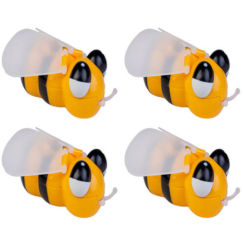 4PK Joybee Roaming Bee w/ Buzzing Sounds Moving Wind-Up Kids/Children Toy