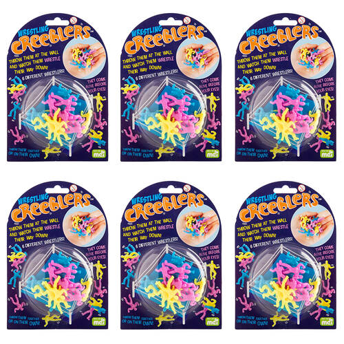 6PK MDI Creeblers Wrestler Crawlies Kids Sensory Play Toy 3y+