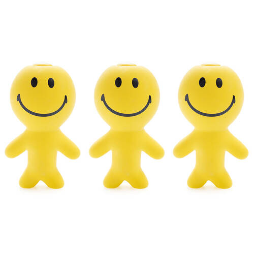 3PK Koolface Stress Relief Happy Doll Sensory Fidget Squeeze Toy Kids/Children