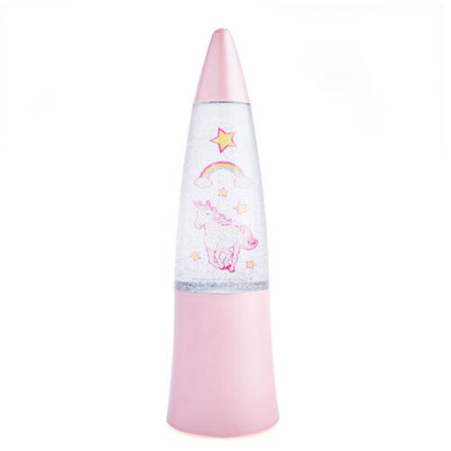 MDI Shake & Shine Mini Motion LED Glitter Lamp 4x4x15.2cm Unicorn Kingdom