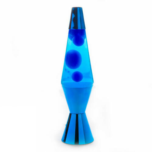 MDI Metallic Motion Lava Lamp Decor Light 9.2x36cm - Blue