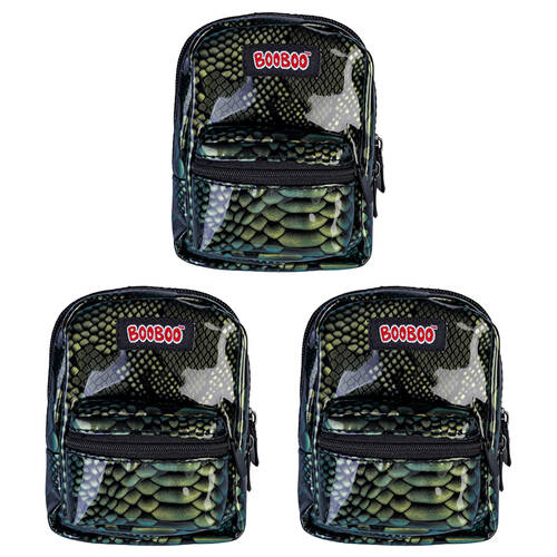 3PK MDI BooBoo Backpack Minis Python Green Mini Bag 11x15cm 3y+