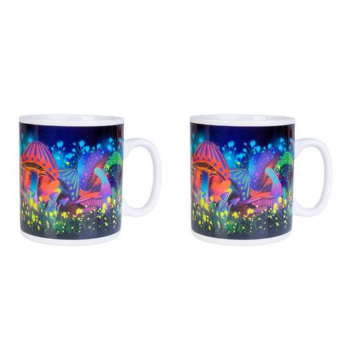 2PK MDI Giant Mug Mushroom Drinkware Coffee Mug Multicoloured