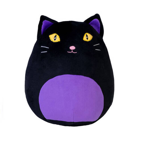 Smooshos Pal Squishy Super Soft Velour Plushie Kids Toy 22x16x22cm Black Cat