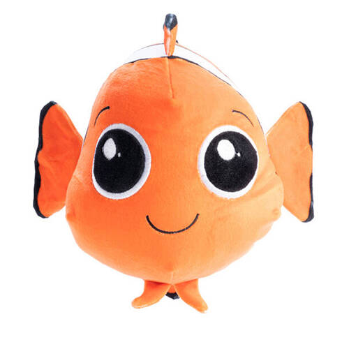 Smooshos Pal Squishy Super Soft Velour Plushie Kids Toy 22x16x22cm Clownfish