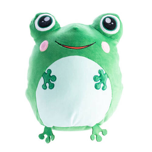 Smooshos Pal Squishy Super Soft Velour Plushie Kids Toy 22x16x22cm Frog