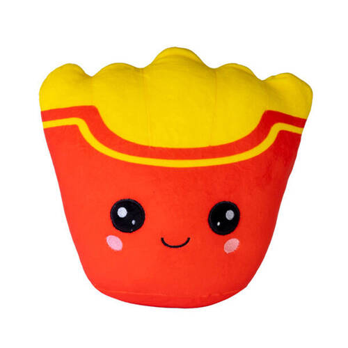 Smooshos Pal Squishy Super Soft Velour Plushie Kids Toy 22x16x22cm Fries