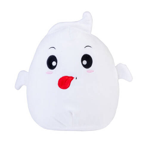 Smooshos Pal Squishy Super Soft Velour Plushie Kids Toy 22x16x22cm Ghost