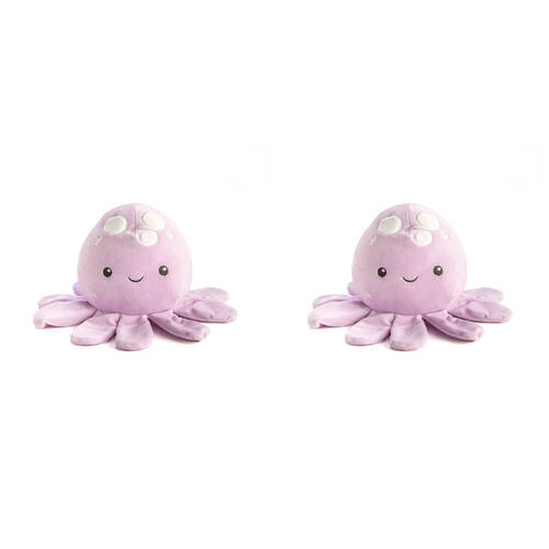 2PK Smooshos Pal Squishy Super Soft Velour Plushie Kids Toy 22x16x22cm Jellyfish