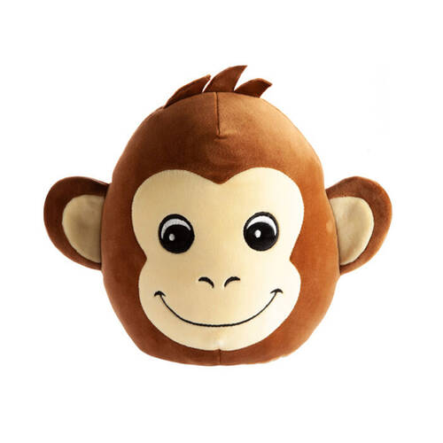 Smooshos Pal Squishy Super Soft Velour Plushie Kids Toy 22x16x22cm Monkey