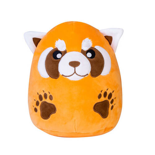 Smooshos Pal Squishy Super Soft Velour Plushie Kids Toy 22x16x22cm Red Panda
