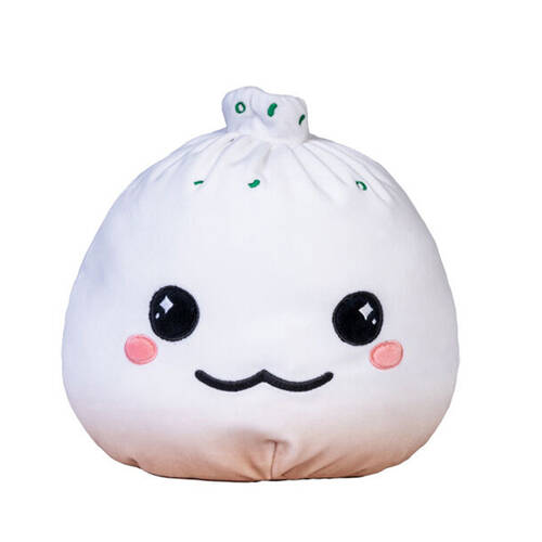 Smooshos Pal Squishy Super Soft Velour Plushie Kids Toy 23x18x27cm Steamed Bun
