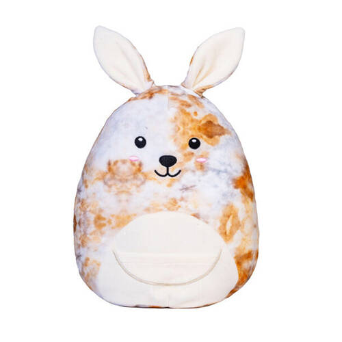 Smooshos Pal Squishy Velour Plushie Kids Toy 22x16x22cm Tie Dye Kangaroo