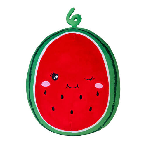 Smooshos Pal Cushion Plush Stuffed Animal Pillow Watermelon 22x16cm