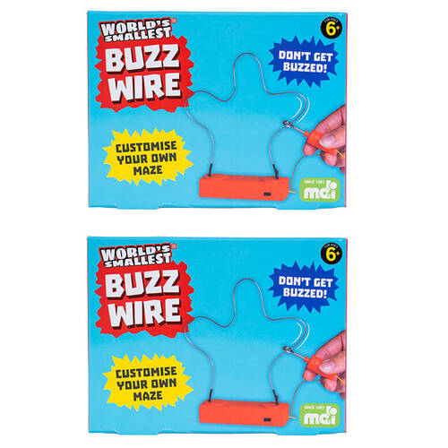 2PK Worlds Smallest Buzz Wire Board Game Miniature Toy Kids/Children 6y+