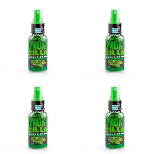 4PK MDI SmokeZilla Smoke Eater Scent Masking Spray 3.7x3.7x11cm Assorted