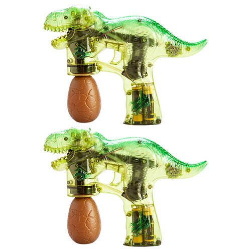 2PK Dino Island Bubble Gun Kids Outdoor Play Toy - T-Rex