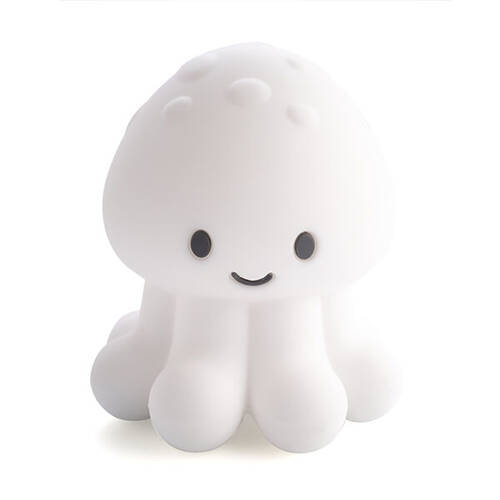 Lil Dreamers Silicone Touch Led Lamp Light Room Decor White - Jellyfish