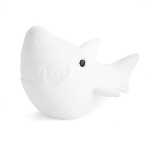Lil Dreamers Silicone Touch Led Lamp Light Kids Room Decor White - Shark