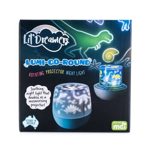 Lil Dreamers Glowing Rotating LED Projector Dinosaurs 12.9x12.9x12.9cm