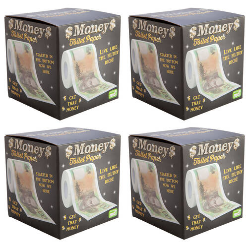4PK Outback Mates Toilet & Bathroom Paper Tissue Roll 100 AU Dollar Bill 3ply