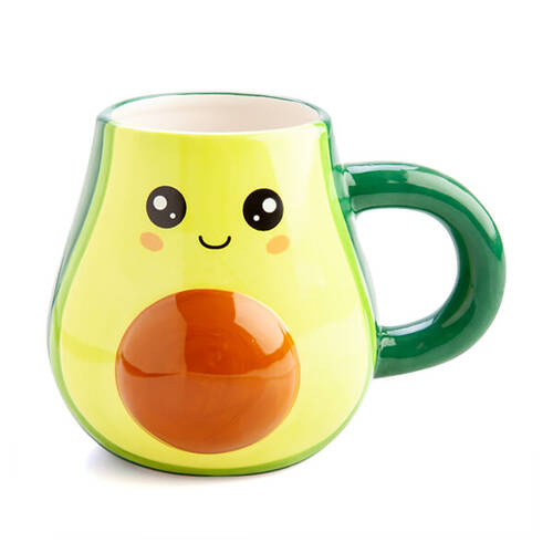 MDI 3D Avocado Ceramic Coffee/Tea Mug 15x11cm - Green