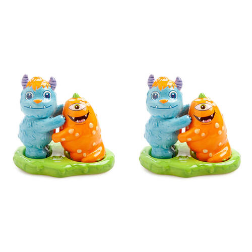 2x 2pc Flavour Mates Salt & Pepper Set 11.6x7.5x10cm Monsterlings Roary Borg