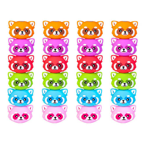 4PK MDI Stackable Highlighters Writing Stationery Red Panda Assorted