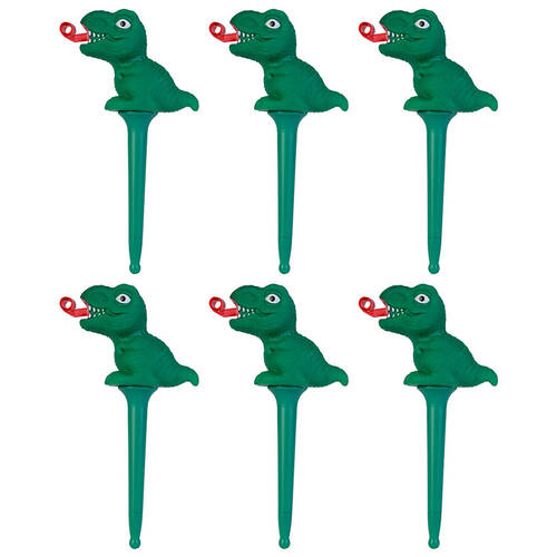 6PK Dino Island Tongue Fun Ballpoint Pen Writing Stationery Kids/Children 3y+