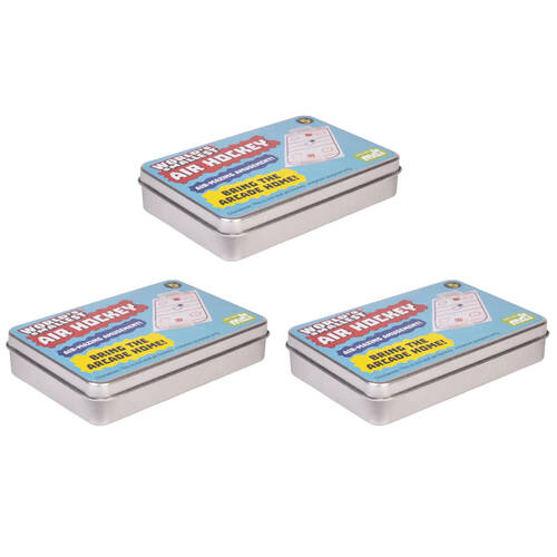 3PK Worlds Smallest Air Hockey Board Game Miniature Toy Set Kids/Children 5y+
