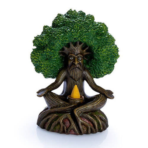 MDI Mystical Worlds Backflow Burner Old Man Tree Incense Burner
