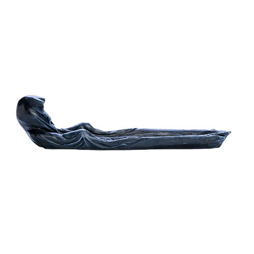 Mystical Worlds Flat Incense Burner Grim Reaper 28.4x6.7cm - Blue