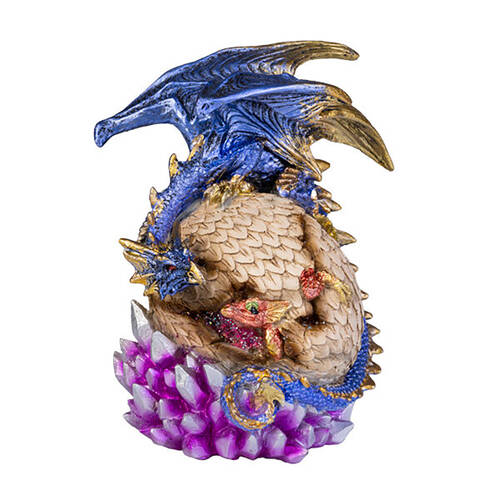 Mystical Worlds Egg Dragons Crystal Figurine/Statue 14x17.5cm